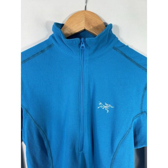 Arc'teryx Women's Small Blue Half Zip‎ Fleece Pullover - Picture 8 of 10